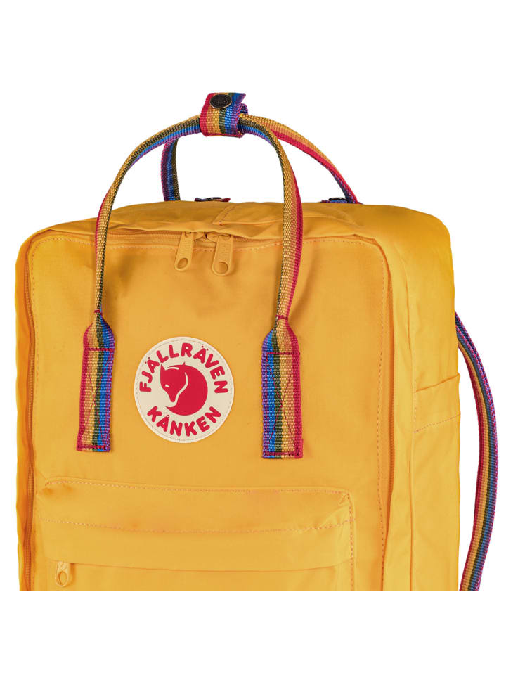 FJÄLLRÄVEN Rucksack Kanken Rainbow in gelb günstig kaufen onesize