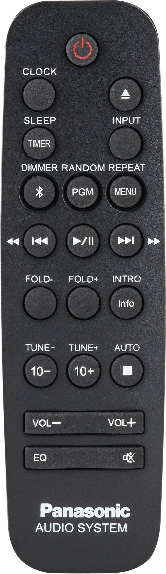 Panasonic DM202 Stereoanlage (Digitalradio (DAB), FM-Tuner, UKW mit RDS, 24 W)