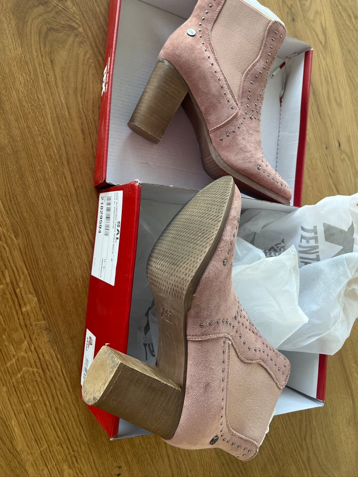 Xti Chelsea-Boots in Rosa günstig kaufen 40