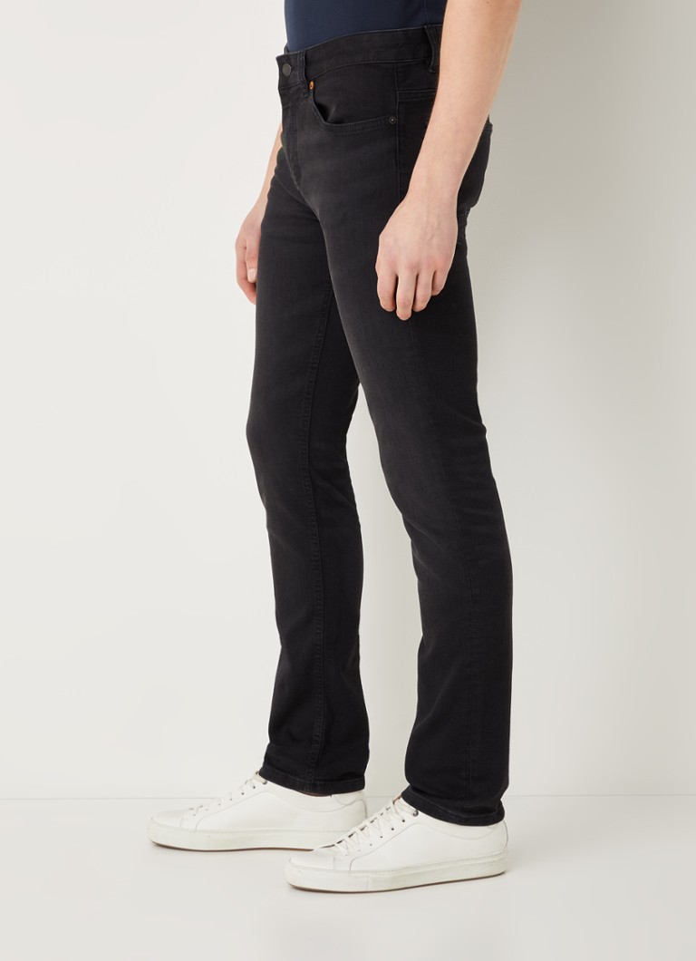 Blugi HUGO BOSS Delaware Slim Fit cu efect decolorat