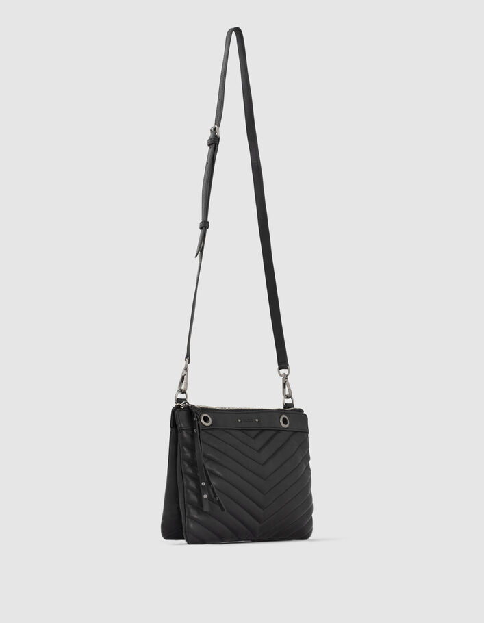 Sac double pochettes 1440 REPORTER en cuir matelassé femme