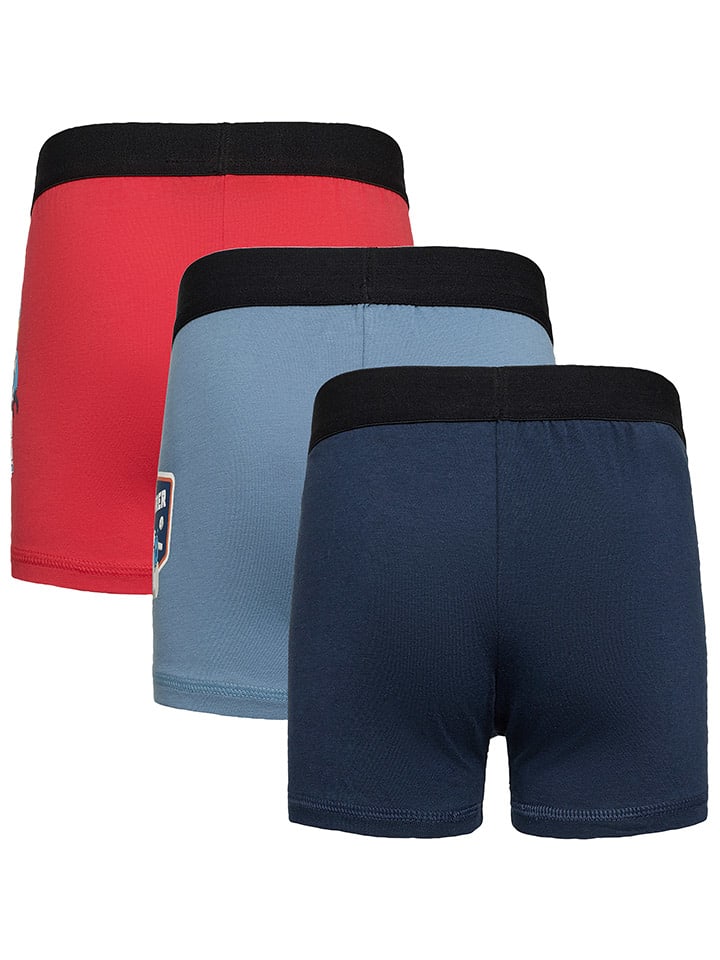 LEGO 3er-Set: Boxershorts in Dunkelblau/ Blau/ Rot günstig kaufen