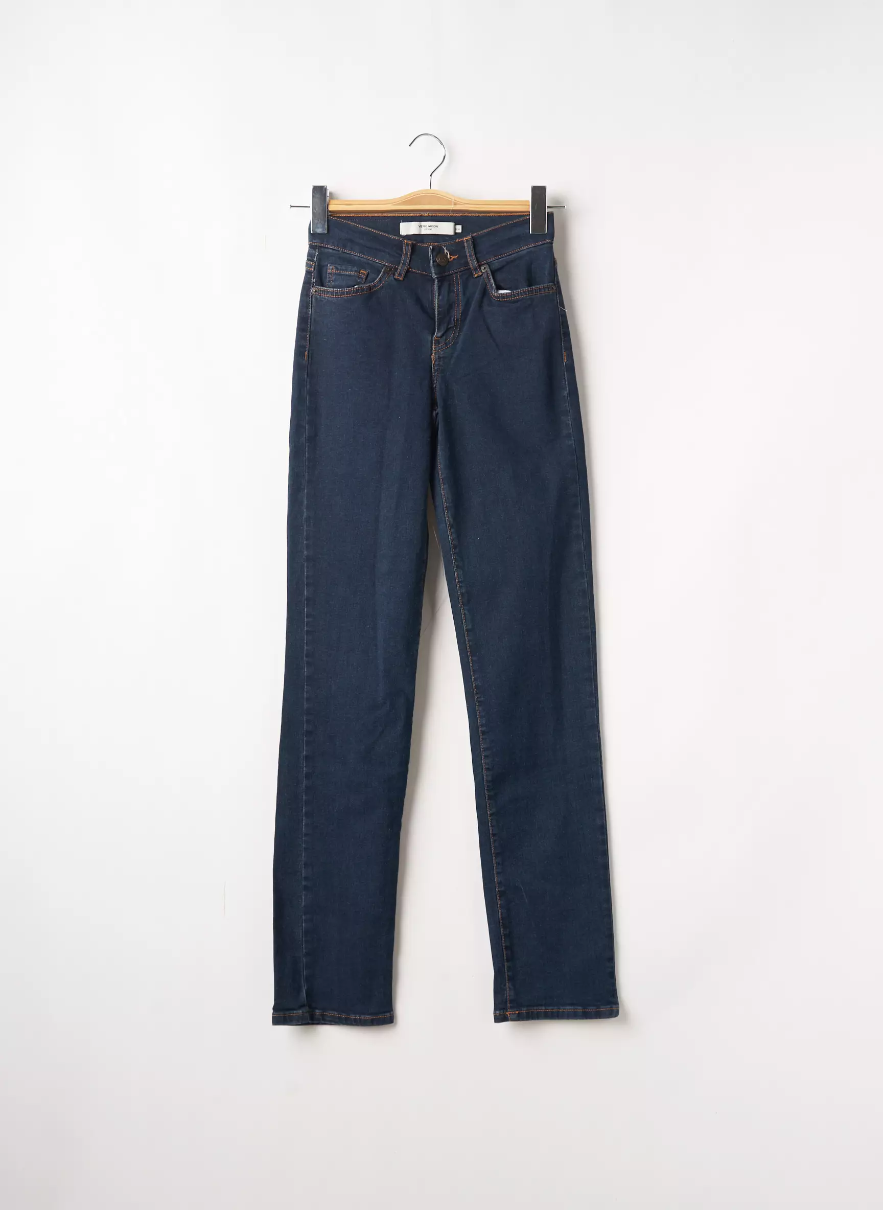 Vero Moda Jeans Coupe Droite Femme couleur bleu