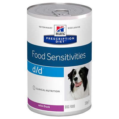 Hill's Prescription Diet d/d Food Sensitivities Nassfutter für Hunde mit Ente