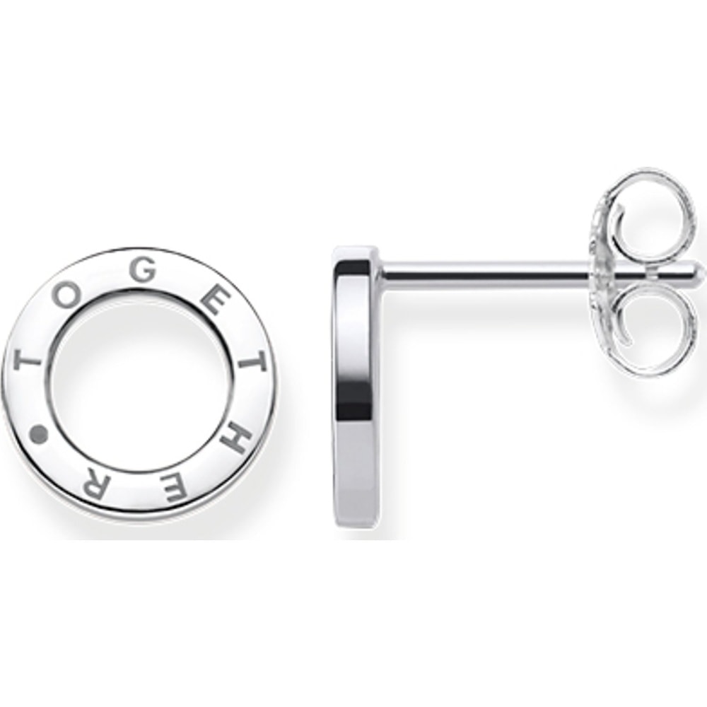 Thomas Sabo Boucles d'oreilles à fermoir à poussette 925 Argent Boucles d'oreilles