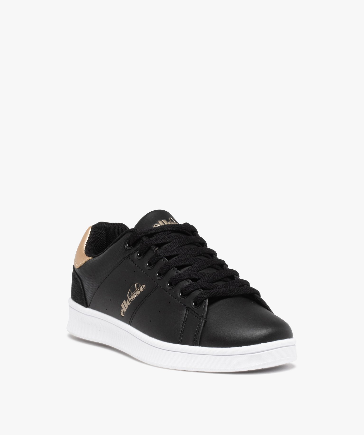 Baskets femme bicolores à lacets – Ellesse Eridan noir | GEMO