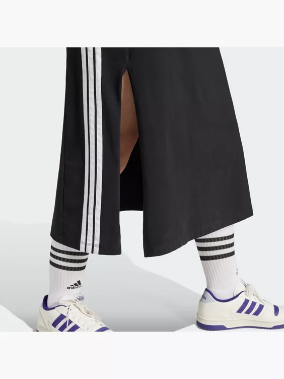 adidas Essentials 3-Streifen Long Racerback Kleid – Große Größen
