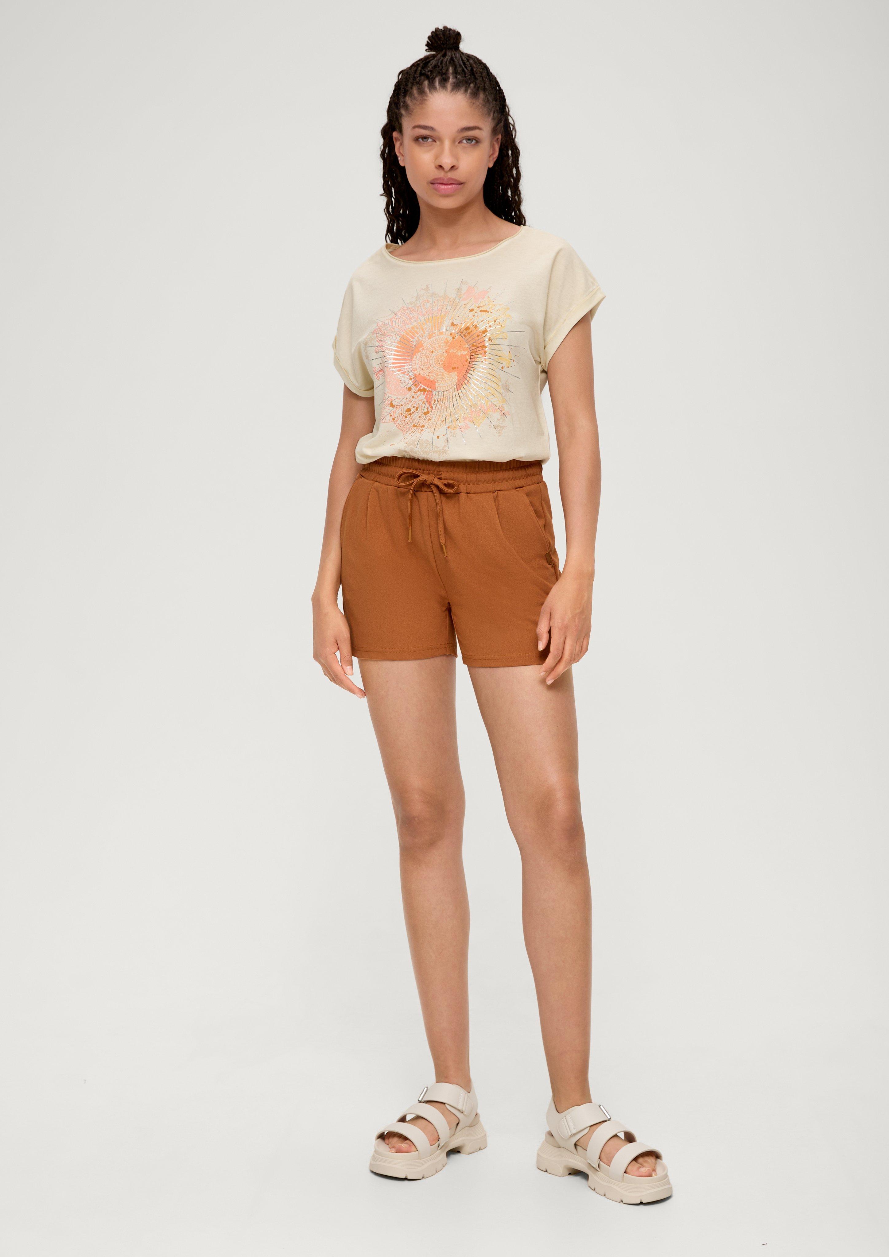 Regular: Shorts aus Viskosemix  2131211-8753