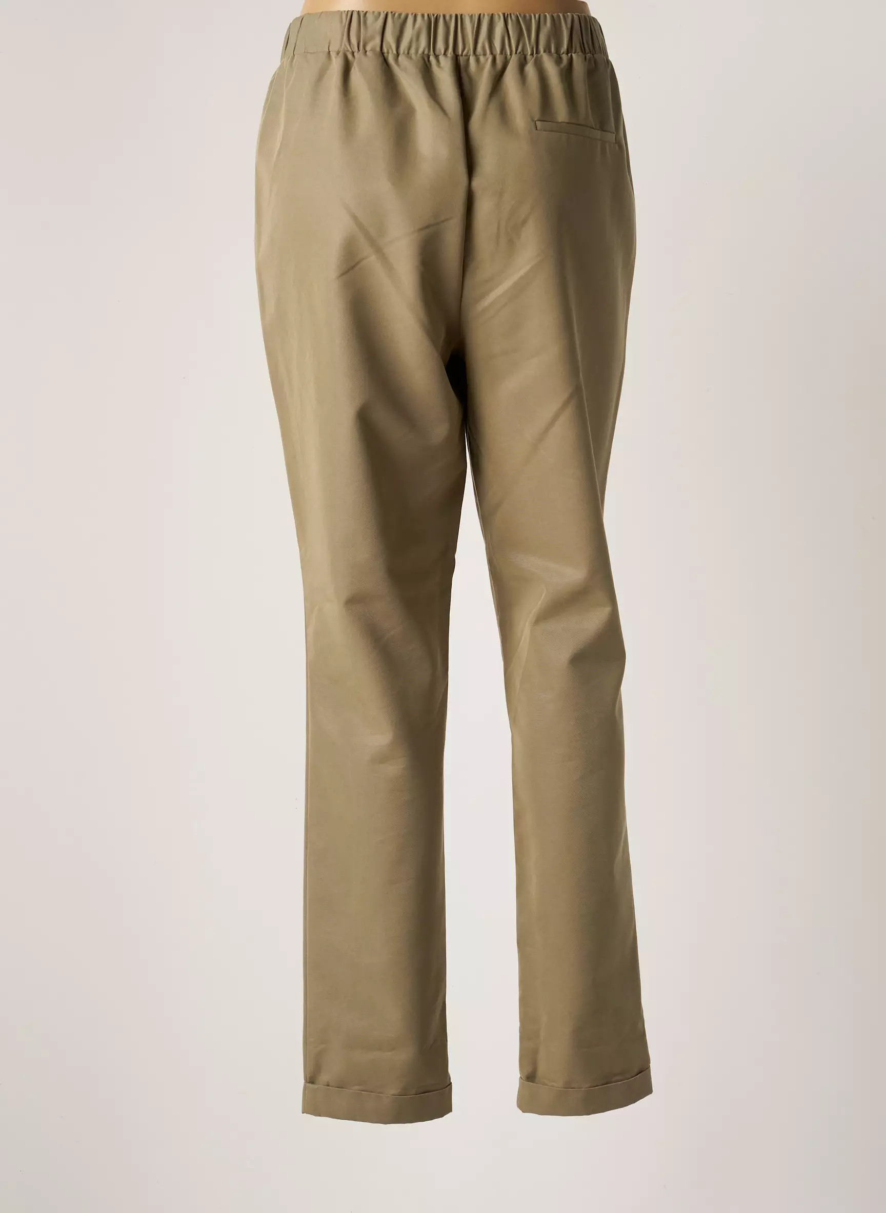 Julie Guerlande Pantalons Slim Femme couleur vert