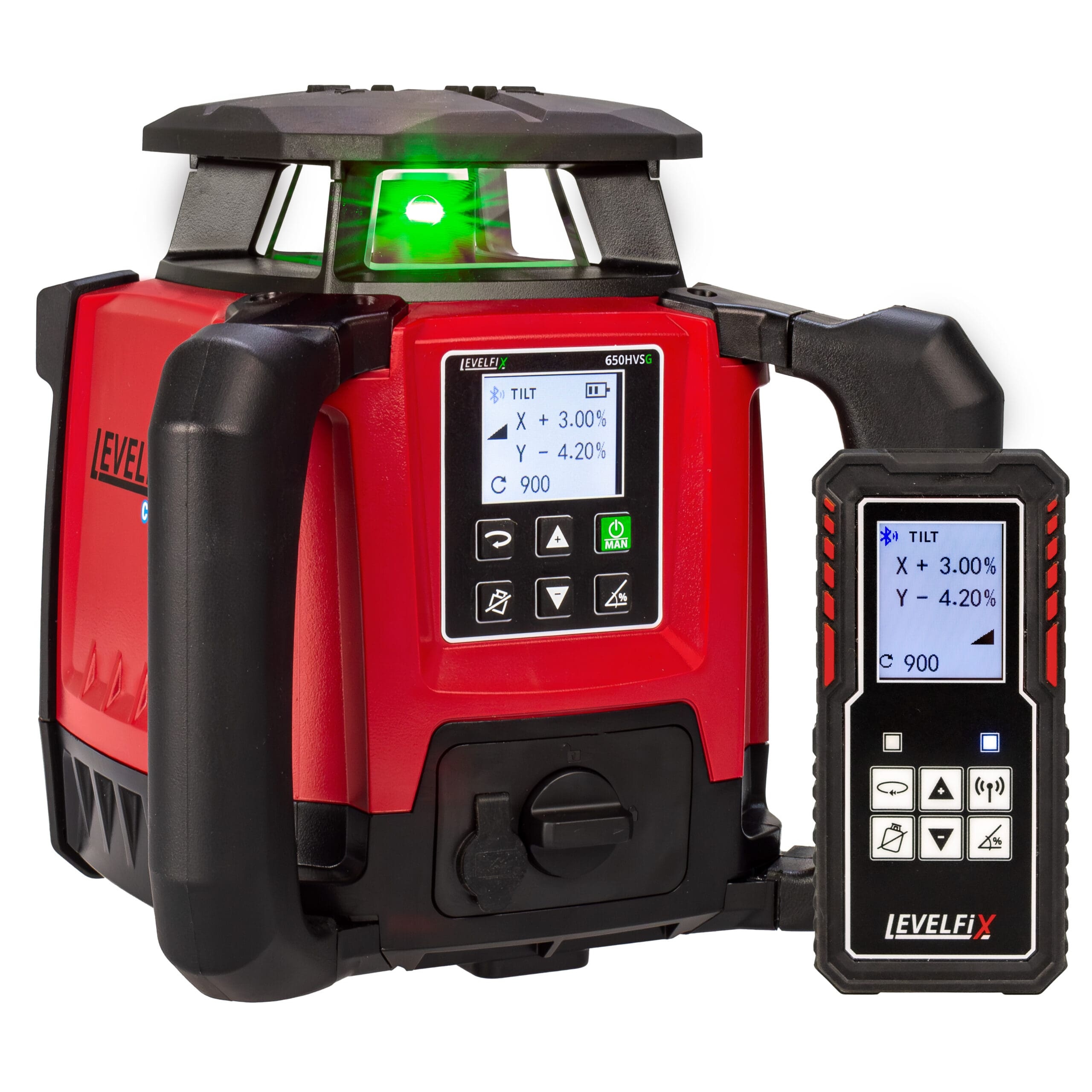 Levelfix 554652 650HVSG Horizontalni/vertikalni zeleni građevinski laserski set sa stativom i letvom od 2,7 m