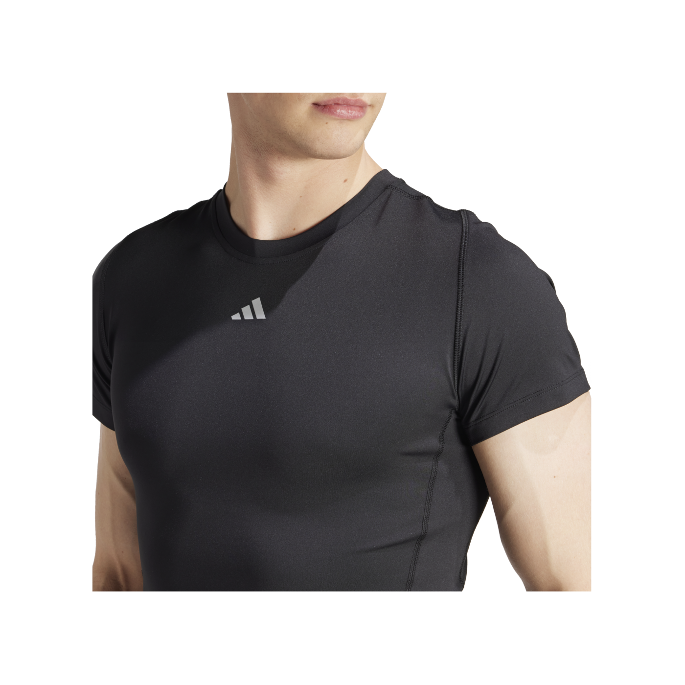 adidas Techfit Aeroready T-Shirt Schwarz