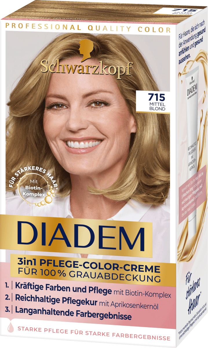 Haarfarbe 715 Mittelblond, 1 St