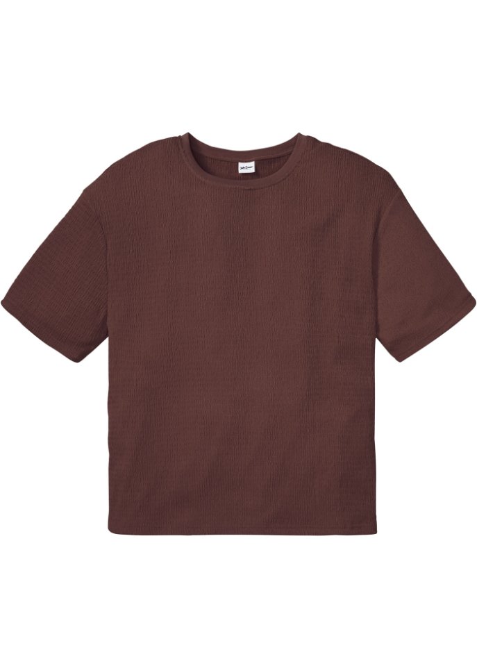 Nachhaltiges T-Shirt aus Strukturware, Loose Fit