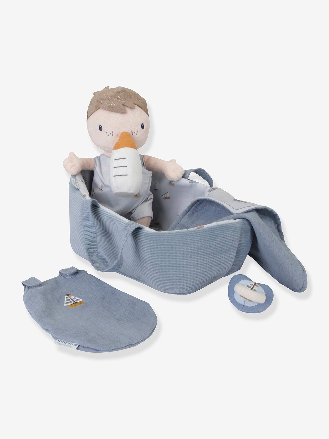 Set couffin et poupon bébé