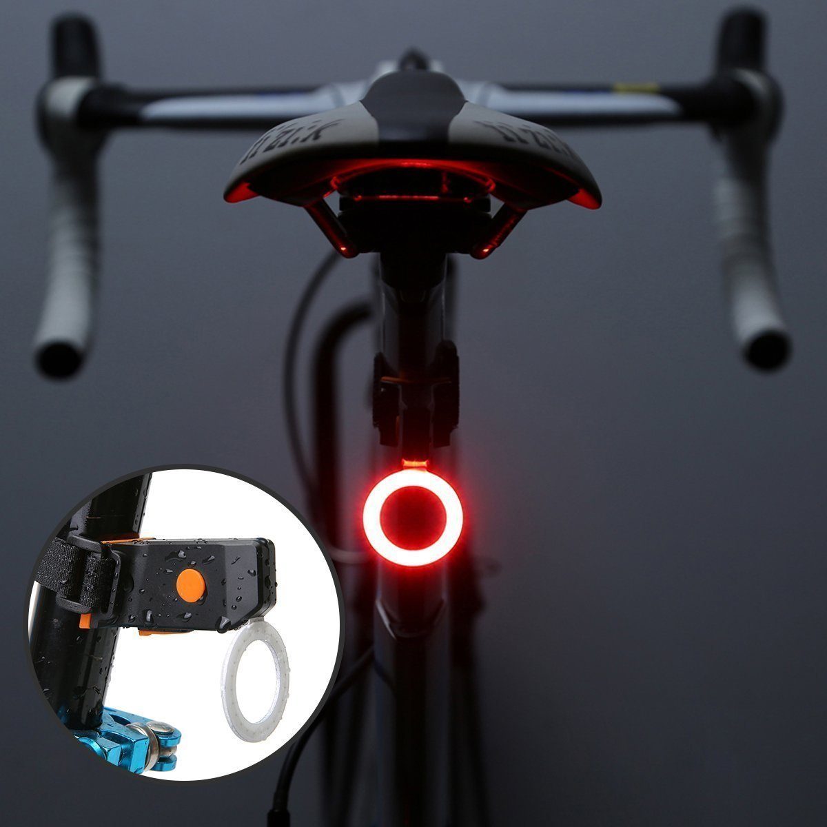ELEGIANT Fahrrad-Rücklicht LED-Fahrradrücklicht mit vielseitigen Lichtmodi, besonders helles Licht