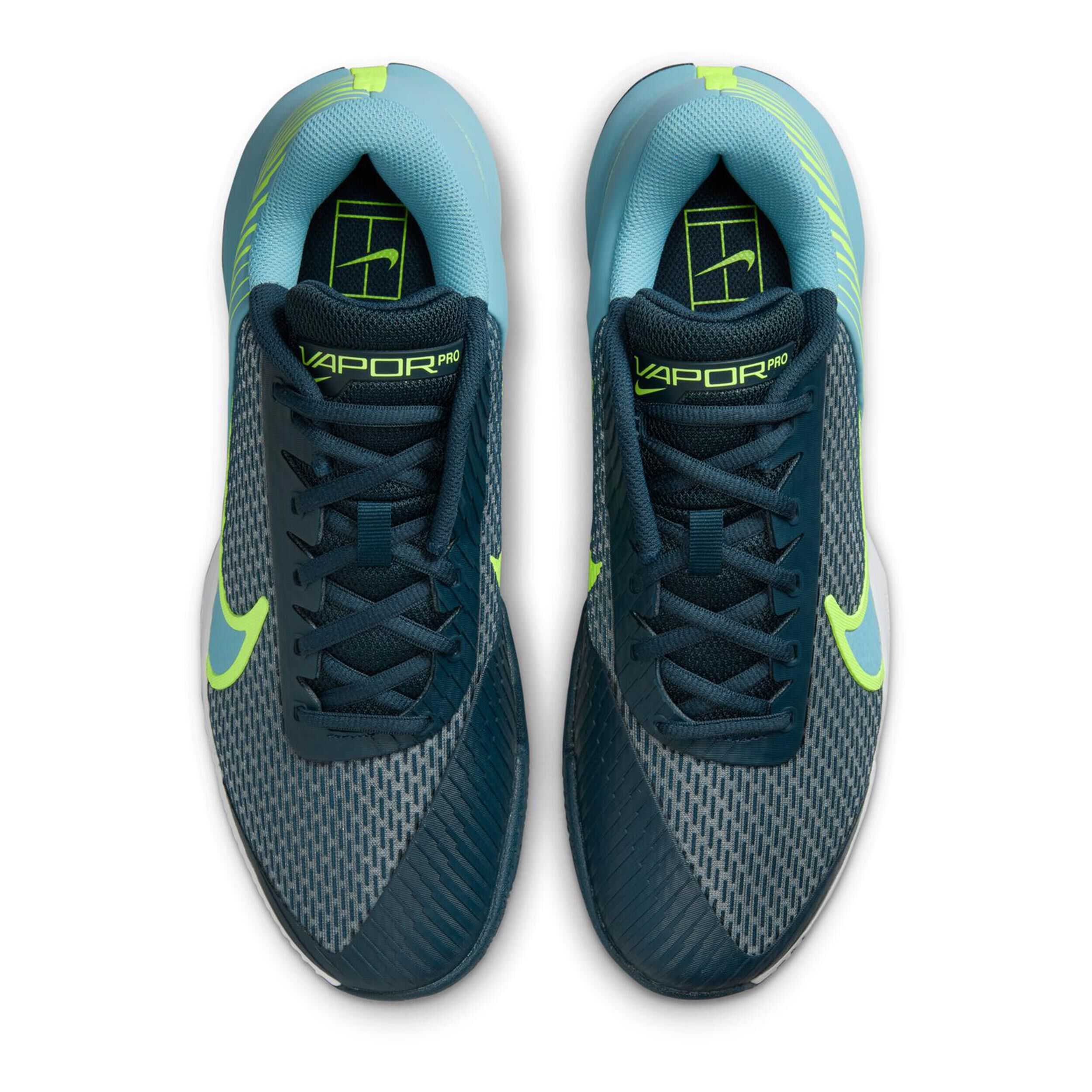 Air Zoom Vapor Pro 2 Sandplatzschuh Herren - Dunkelblau, Türkis