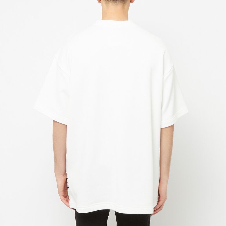 NIKE Sportswear Circa French Terry Shortsleeve Top white/black