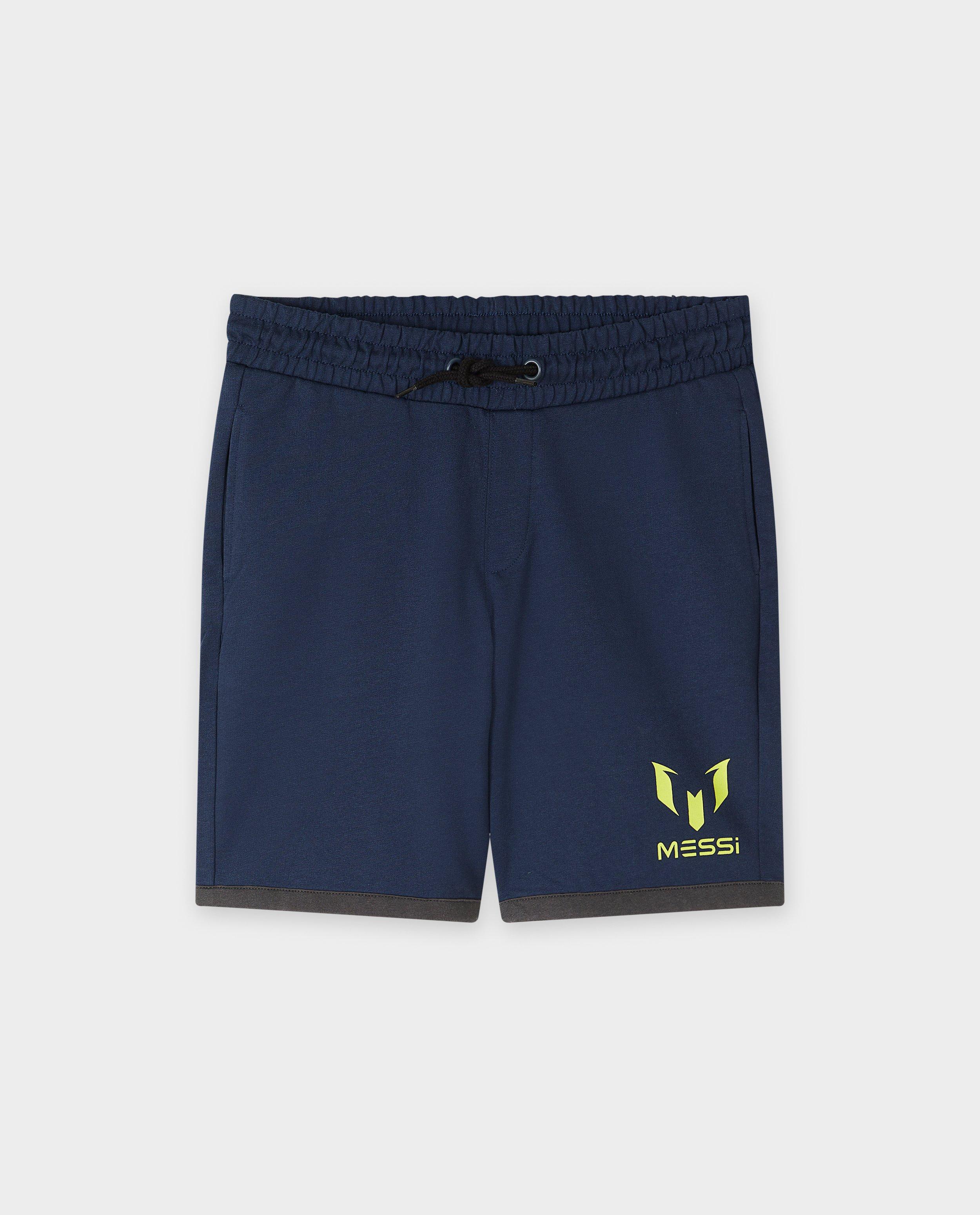 Pantaloni scurți Vingino x Messi cu inscripția Messi albastru închis