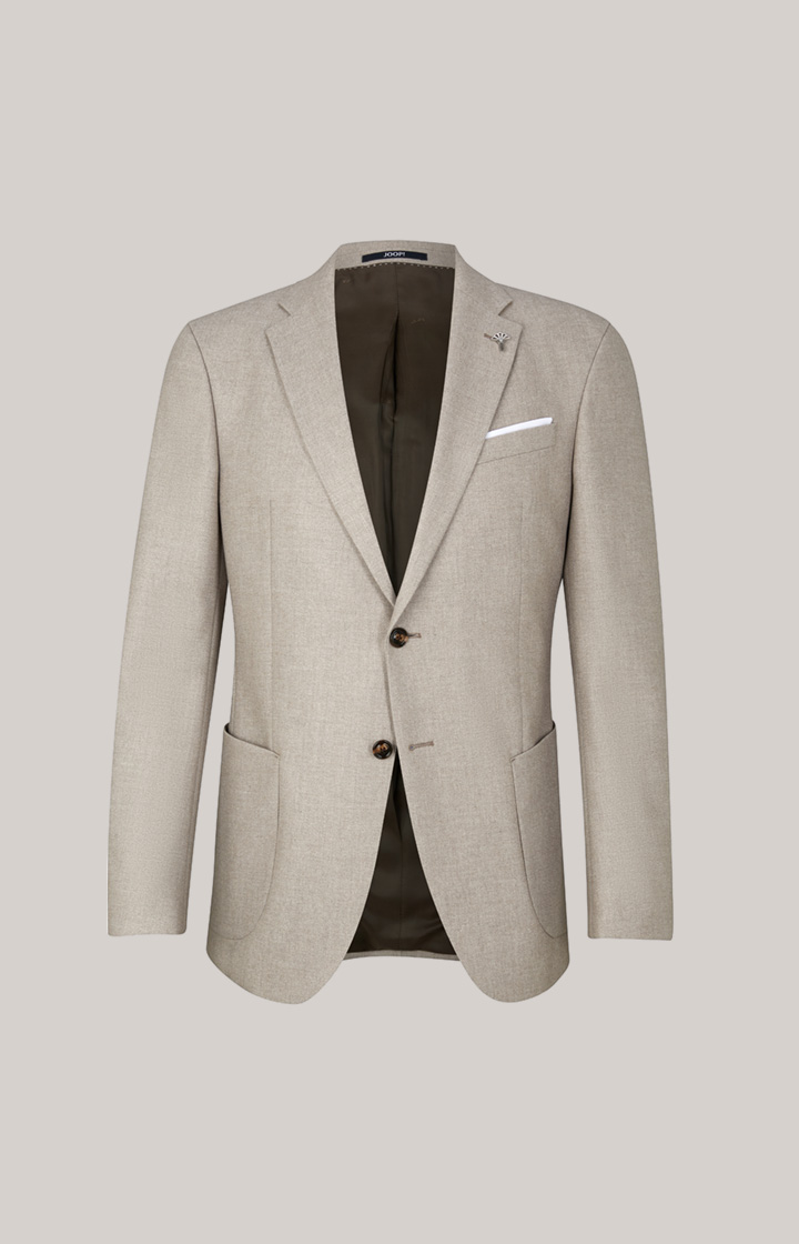 Flanell-Sakko Four in Beige meliert