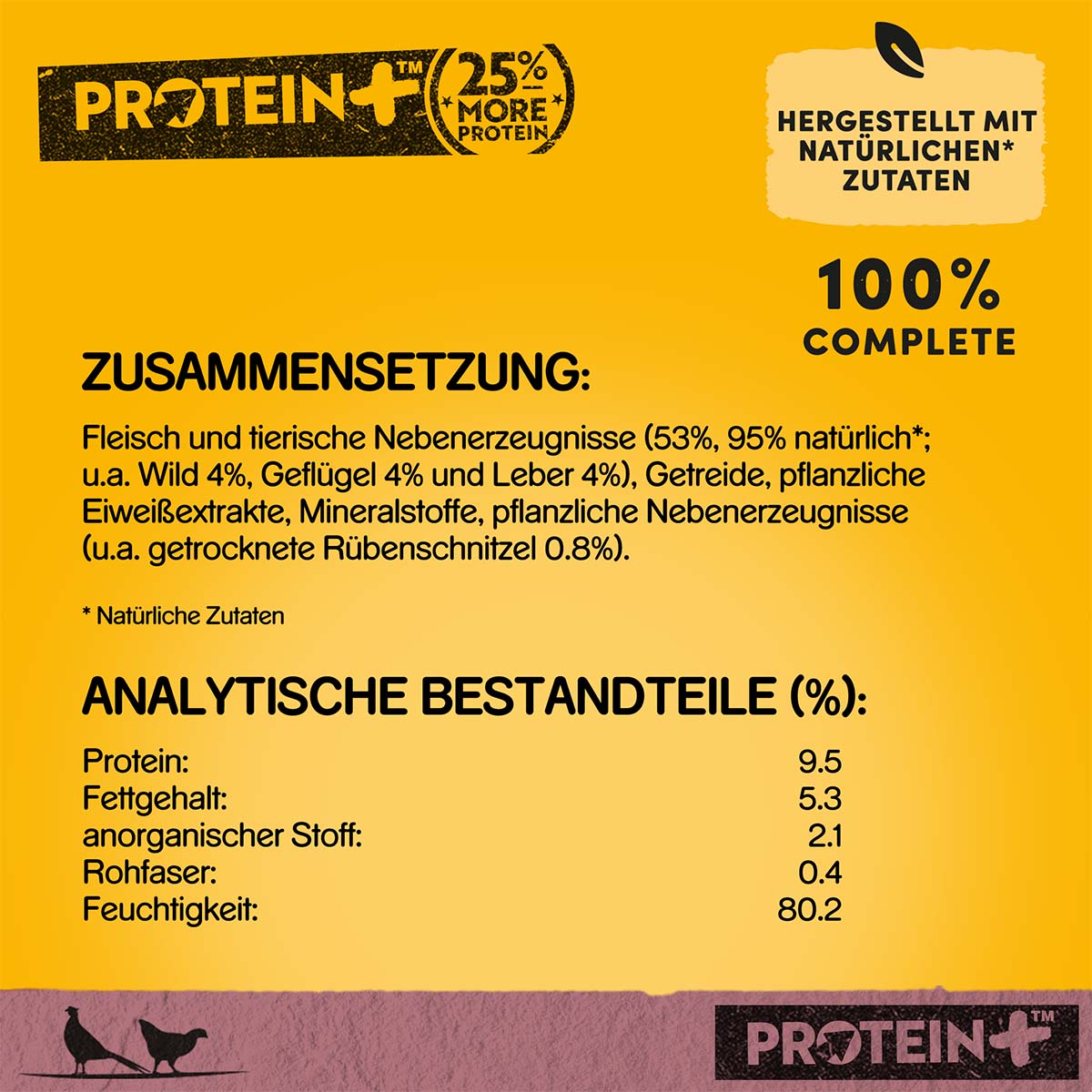PEDIGREE Protein+ in Pastete Wild & Geflügel kaufen bei ZooRoyal