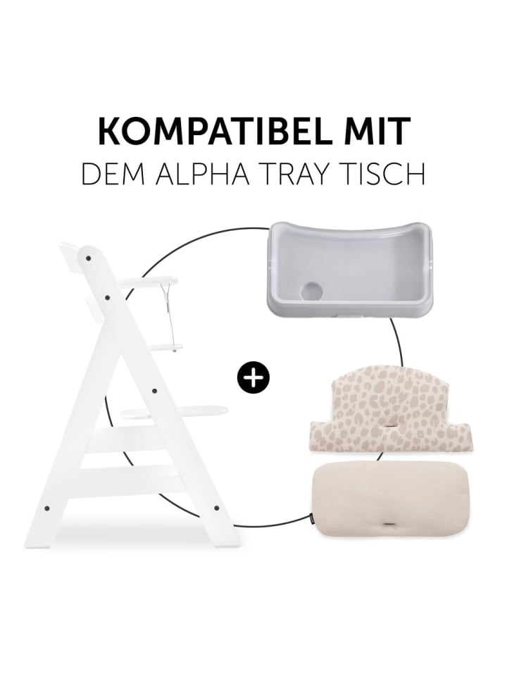 Hauck Sitzkissen / Hochstuhlauflage für Alpha Hochstuhl - in beige,braun günstig kaufen onesize