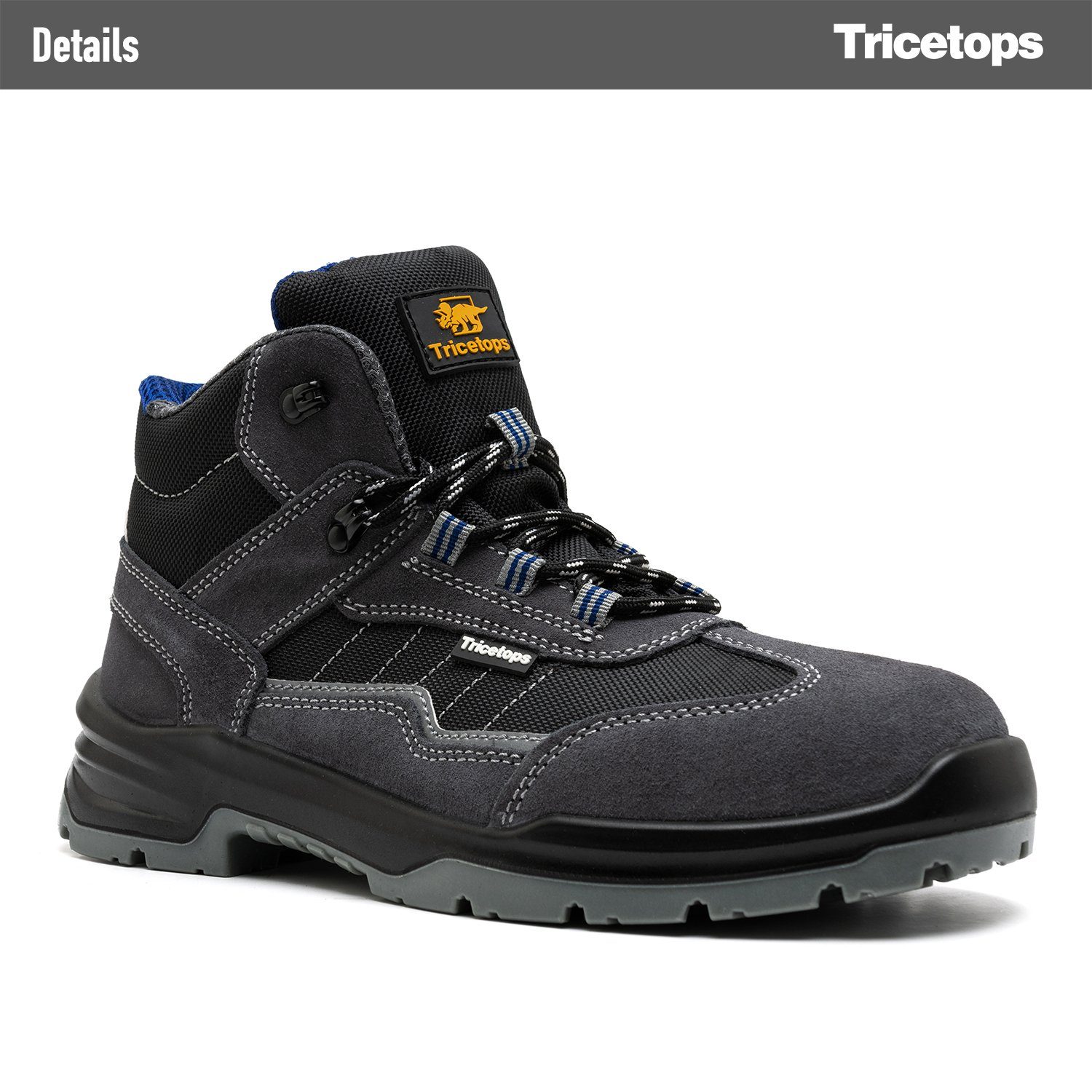 Tricetops TS618H Sicherheitsschuhe S1P Arbeitsschuhe Herren Damen atmungsaktiv Arbeitsschuh