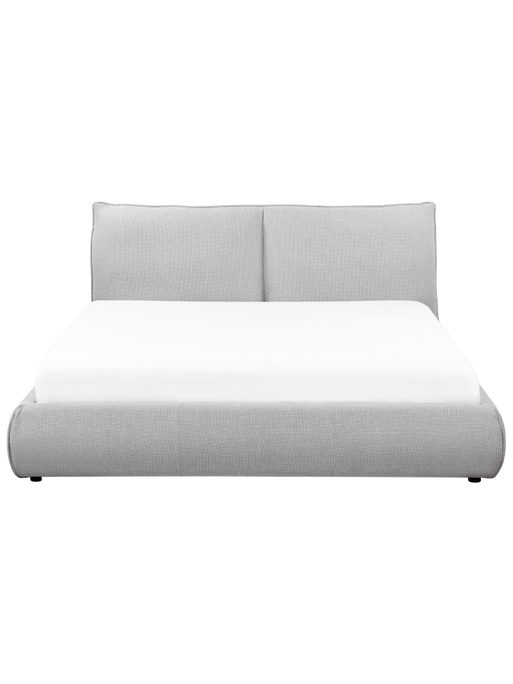 Beliani Doppelbett VINAY in Grau - (W) 176 x (H) 90 x (L) 233 cm günstig kaufen onesize