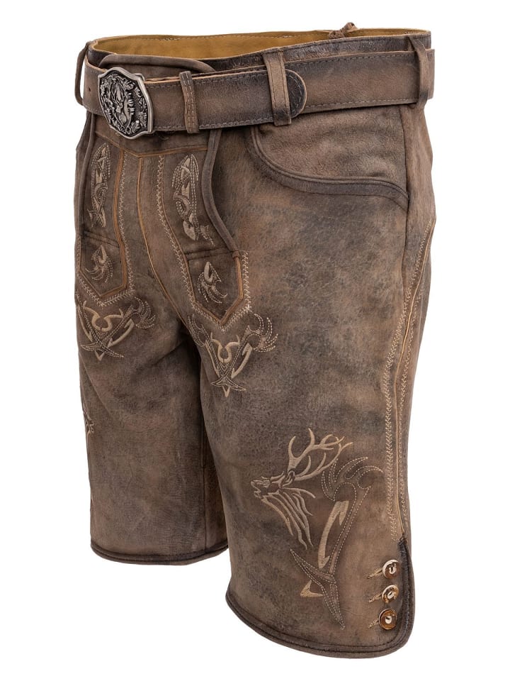 MADDOX Lederhose FELIXSEE in dunkelbraun günstig kaufen