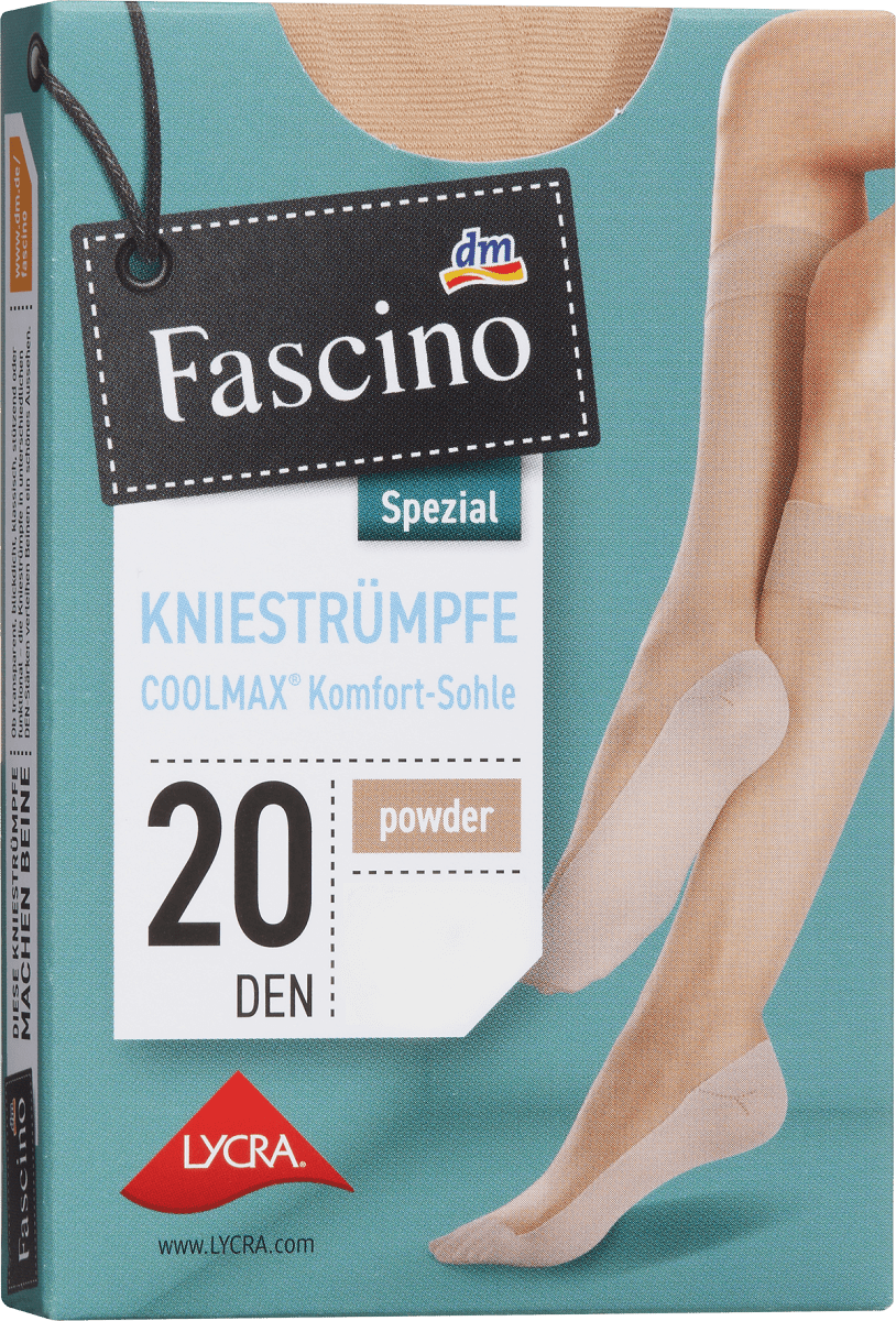 Kniestrümpfe COOLMAX®  champagner Gr. 39-42, 20 DEN, 1 St