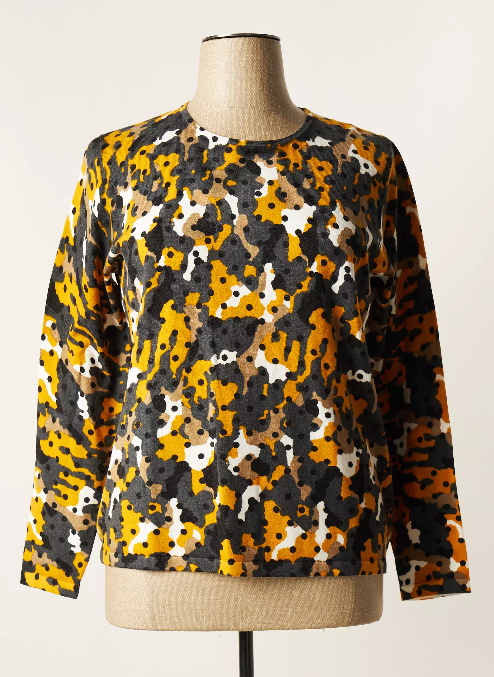 Telmail Pulls Femme couleur jaune