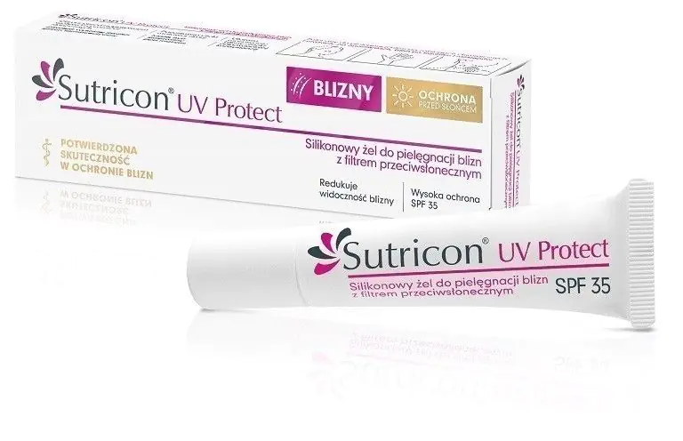 Sutricon UV Protect, un gel de silicona para el tratamiento de cicatrices.