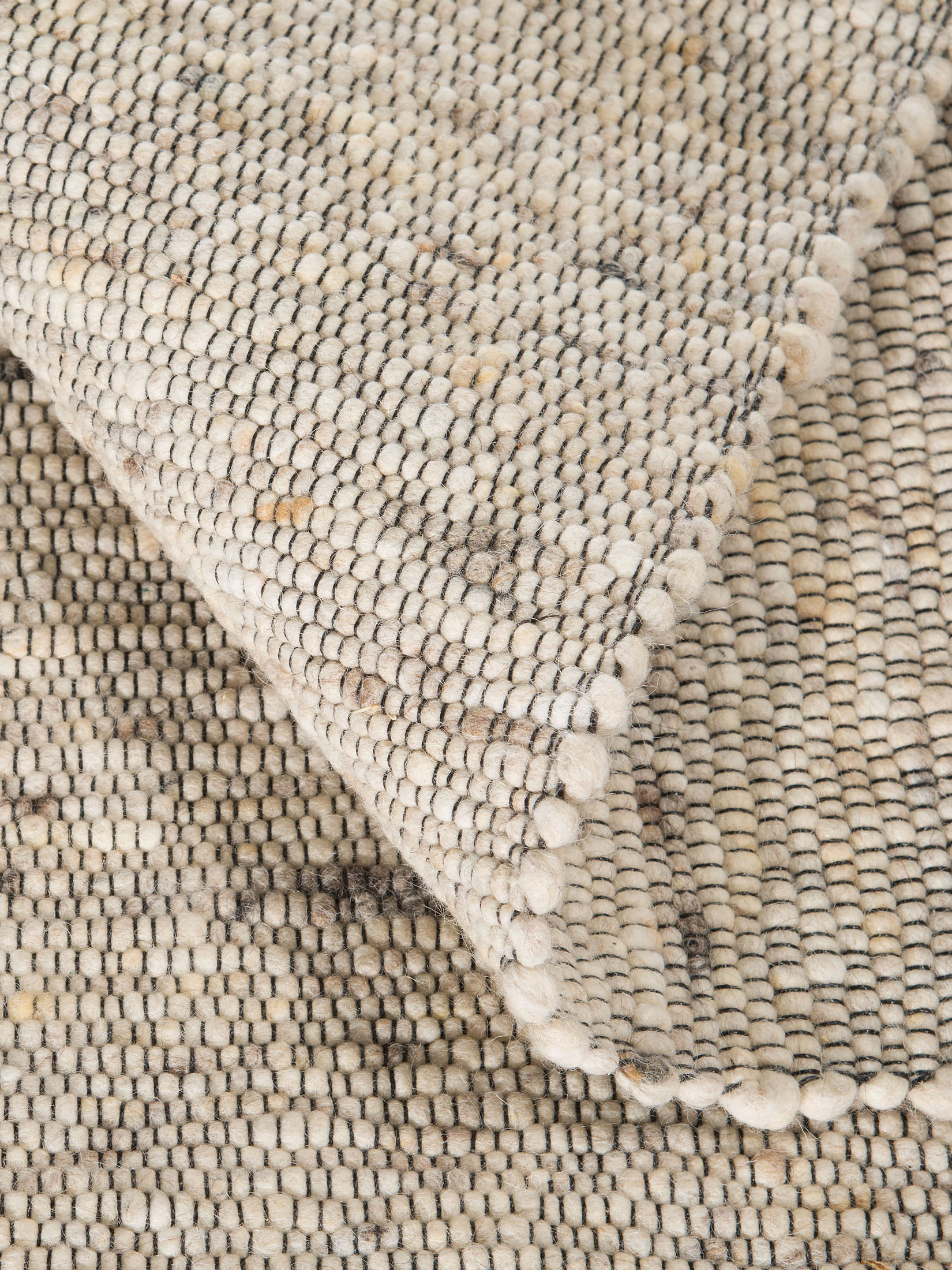 Lorso Woll-Teppich, Beige