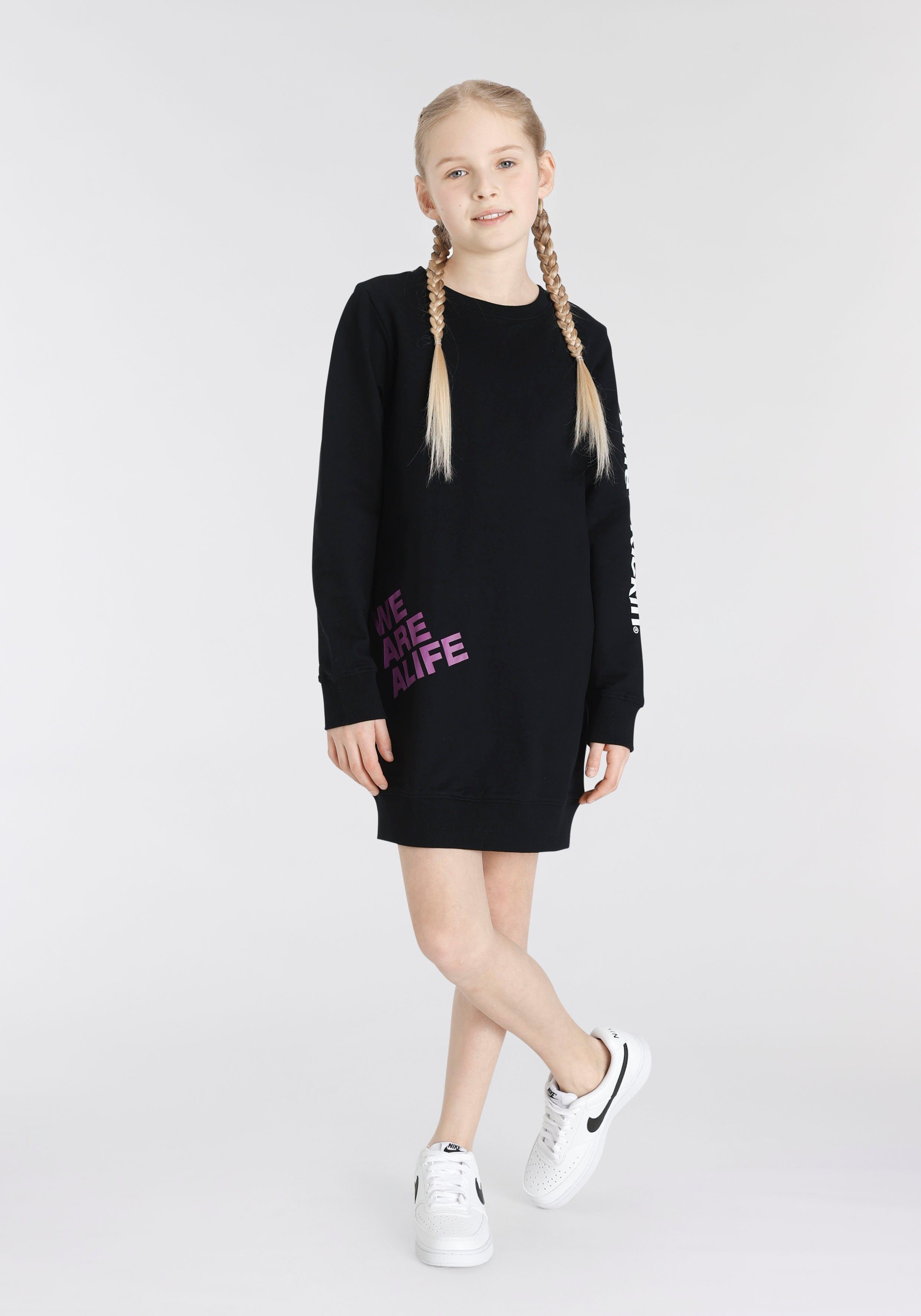 Alife & Kickin Sweatkleid mit Logo Druck NEUE MARKE! Alife & Kickin für Kids.