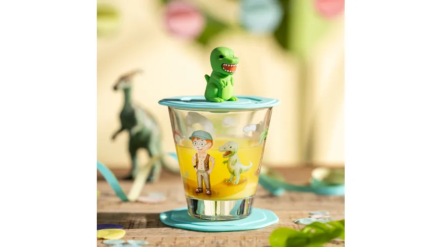 LEONARDO Kinder Trinkset Bambini Avventura 3-tlg. Dino