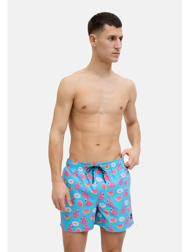 Jack & Jones Badeshorts 'Maui' in hellblau günstig kaufen