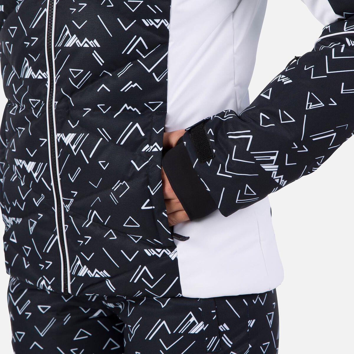 Damensteppjacke mit Print Staci