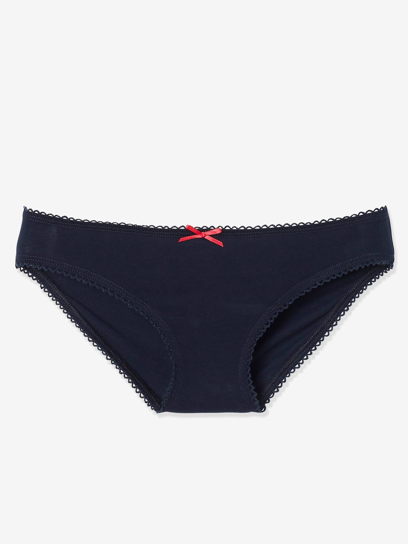 Lot de 7 culottes fille semainier BASICS lot ivoire