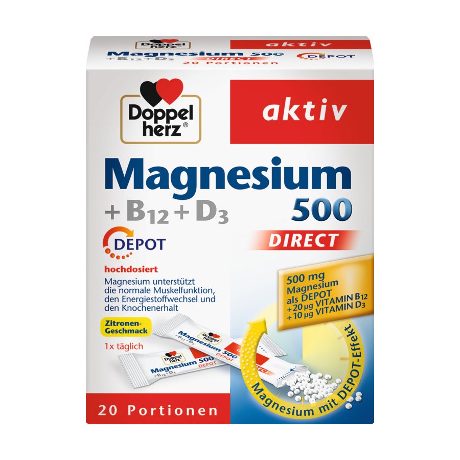 Magnesium + B12 + D3