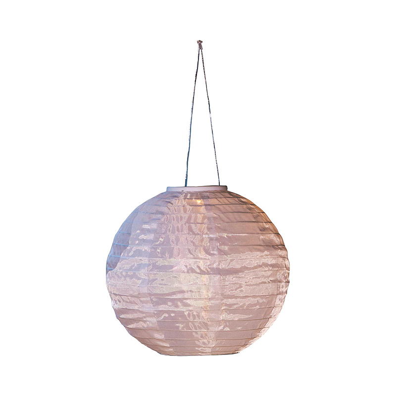 Light IT Papirlanterne ø 30 cm solcelle hvit