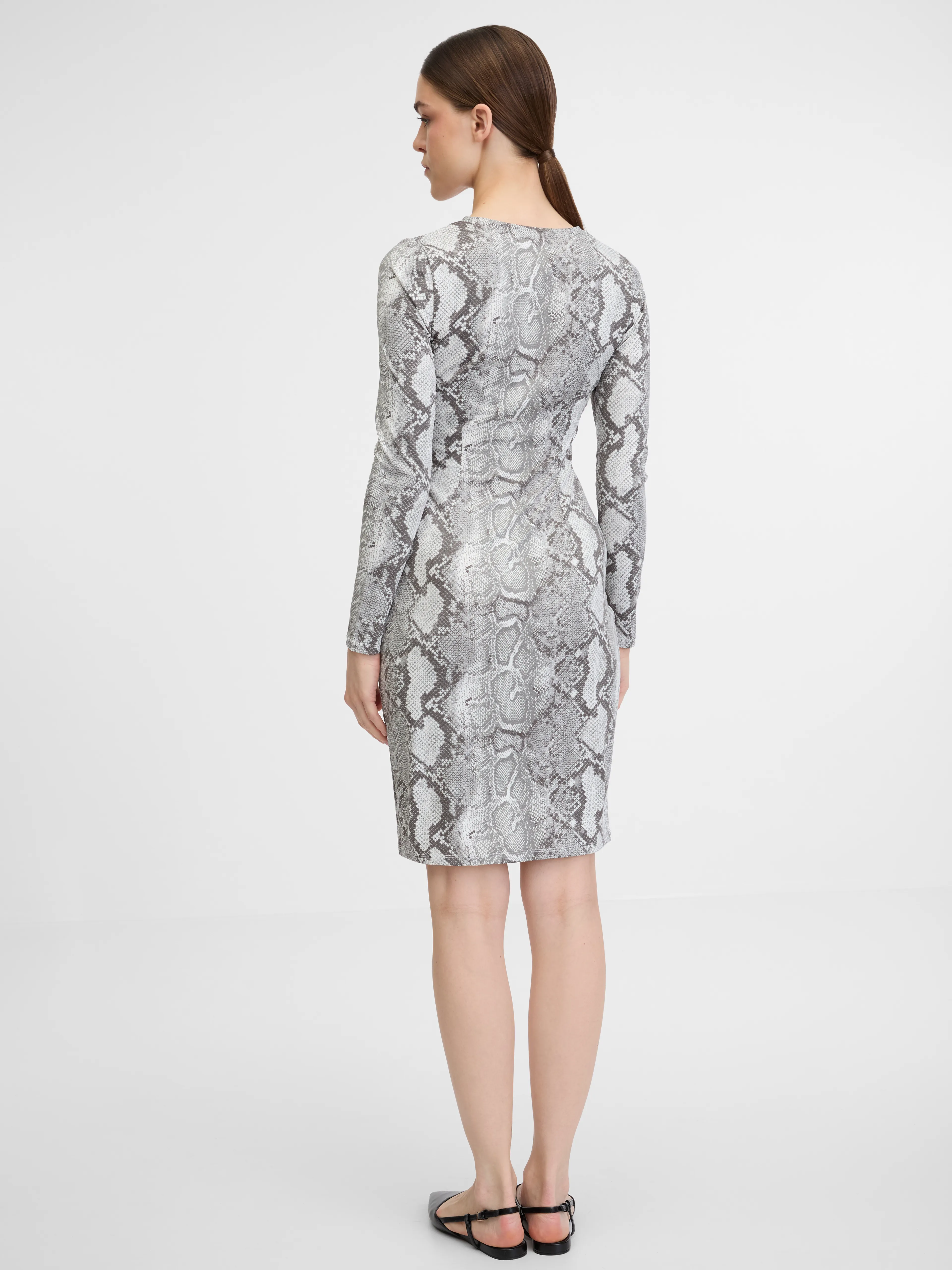 Schwarz-weißes Damenkleid ORSAY