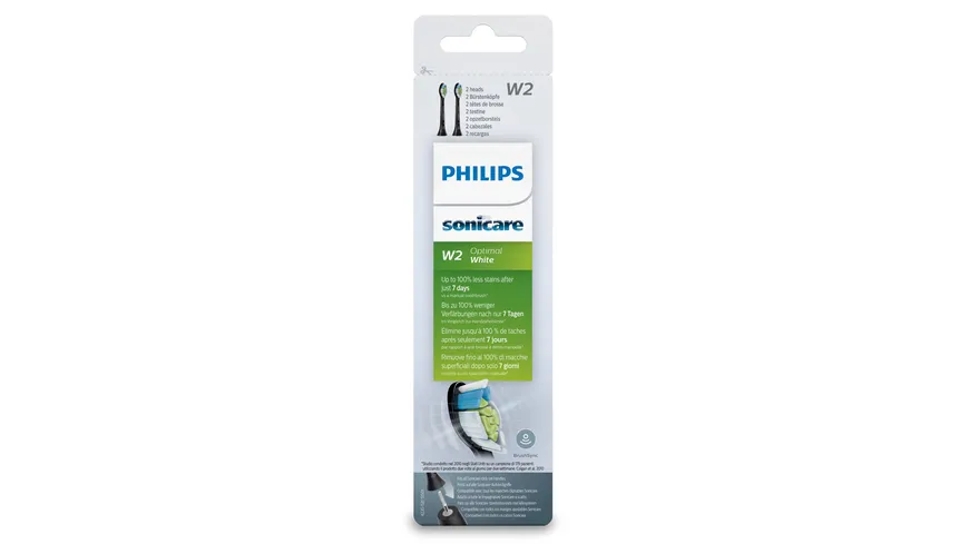 PHILIPS Sonicare W2 Optimal White Bürstenköpfe, schwarz