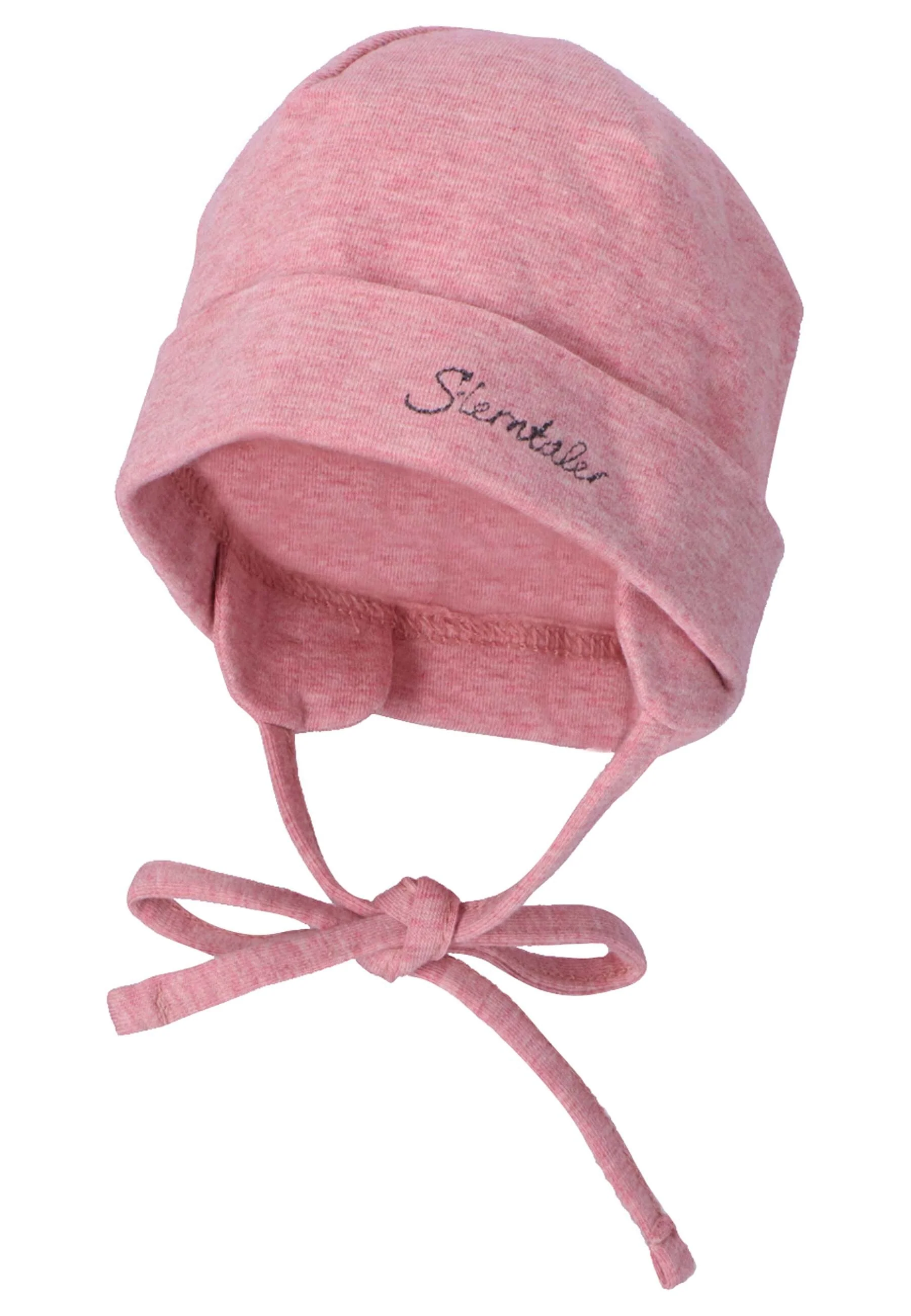 OCS Beanie aus Singlejersey Melange (Bio) Silber