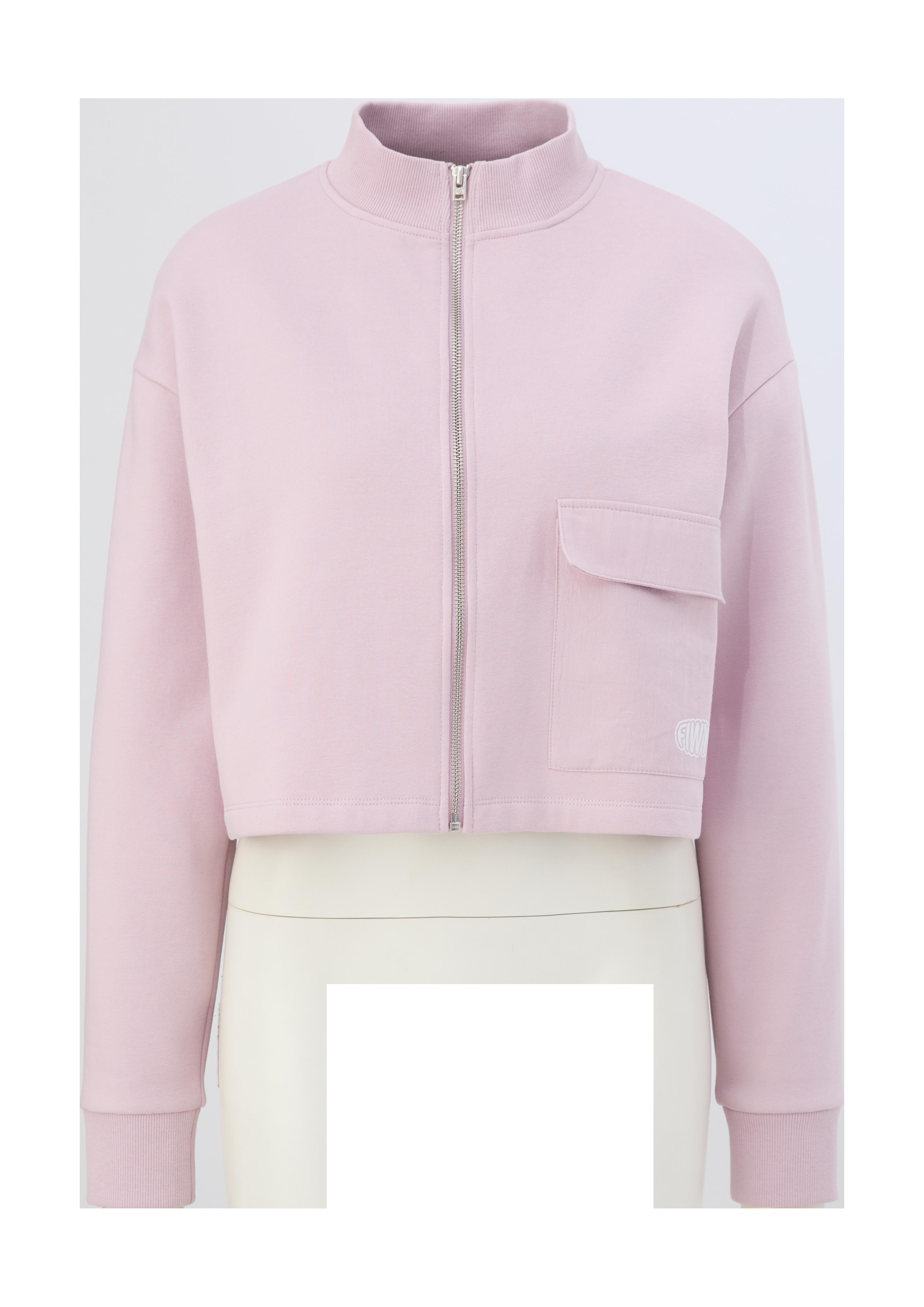 Sweatjacke im Boxy Fit  2127759-4132