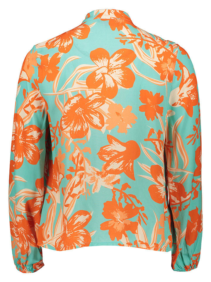 miss goodlife Bluse in Orange/ Türkis günstig kaufen