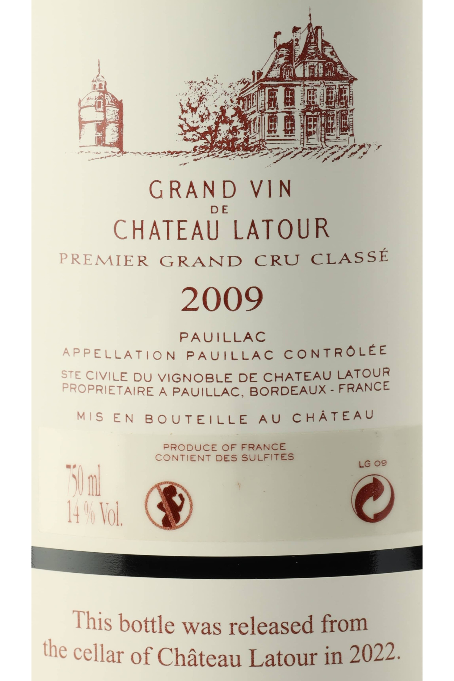 Château Latour 2009, Pauillac