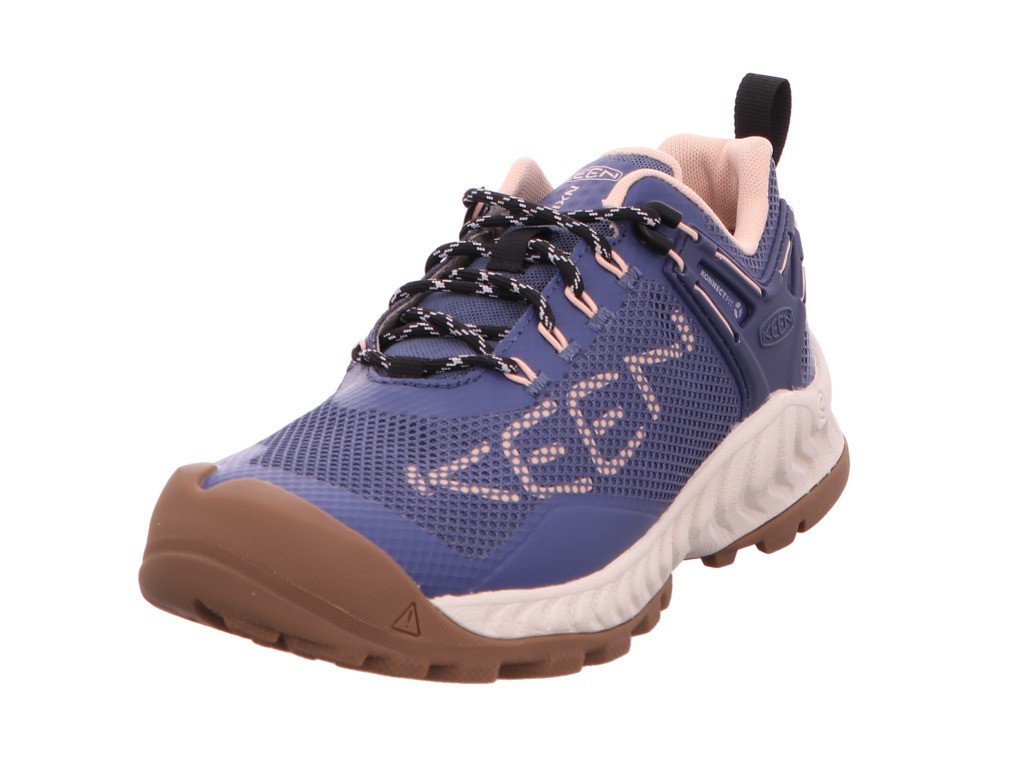 KEEN Freizeit Schnürer blau