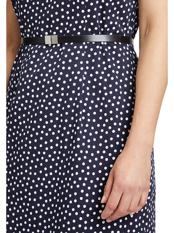 Vera Mont Kleid in Dunkelblau/ Weiß günstig kaufen