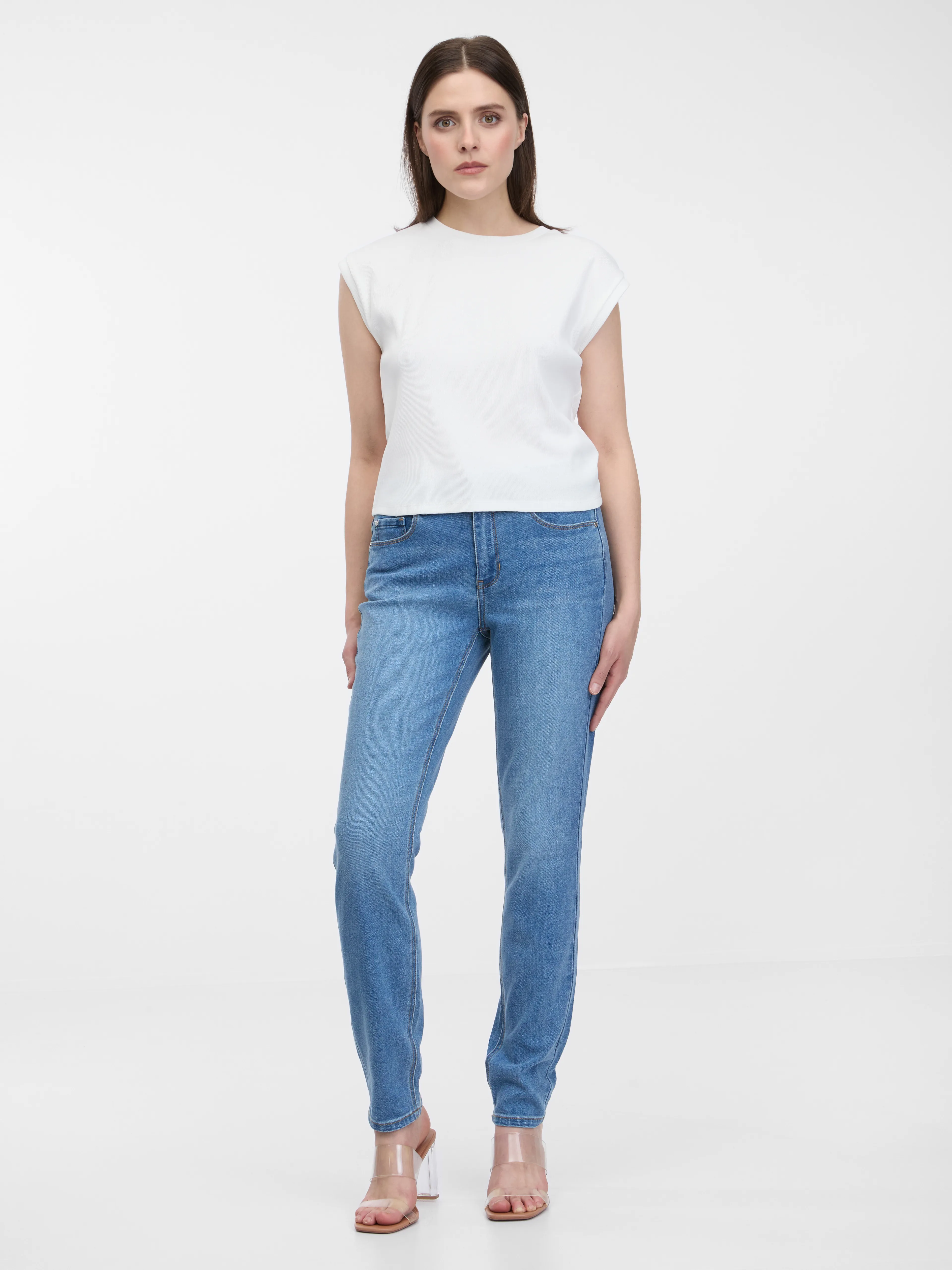 Hellblaue Damen Slim Fit Jeans ORSAY