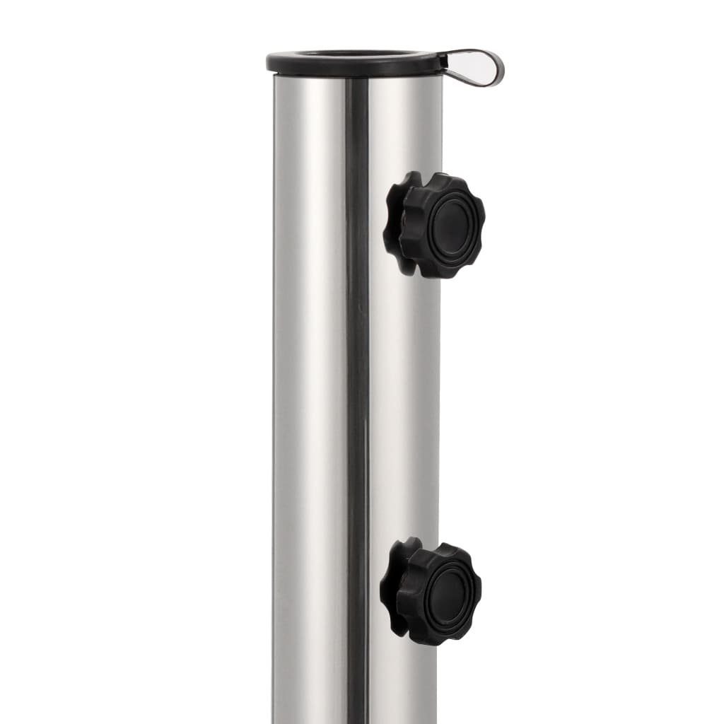 vidaXL Schirmhalter Sonnenschirmständer Granit 30 kg Rund Grau