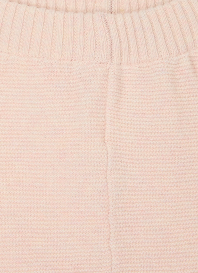 Pantaloni pentru copii Benetton, confecționați din tricot fin și amestec de lână mulat.